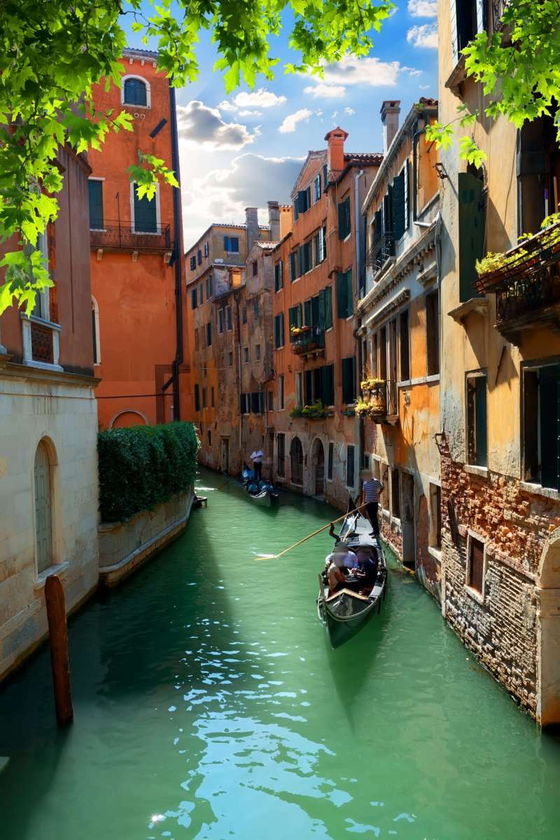 Gondola ride in Venice