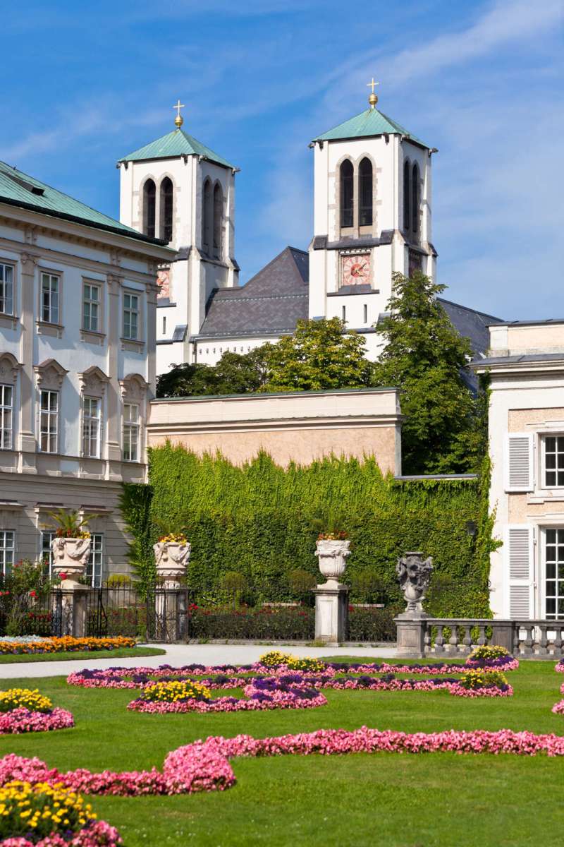 Mirabell Garden in Salzburg, Austria